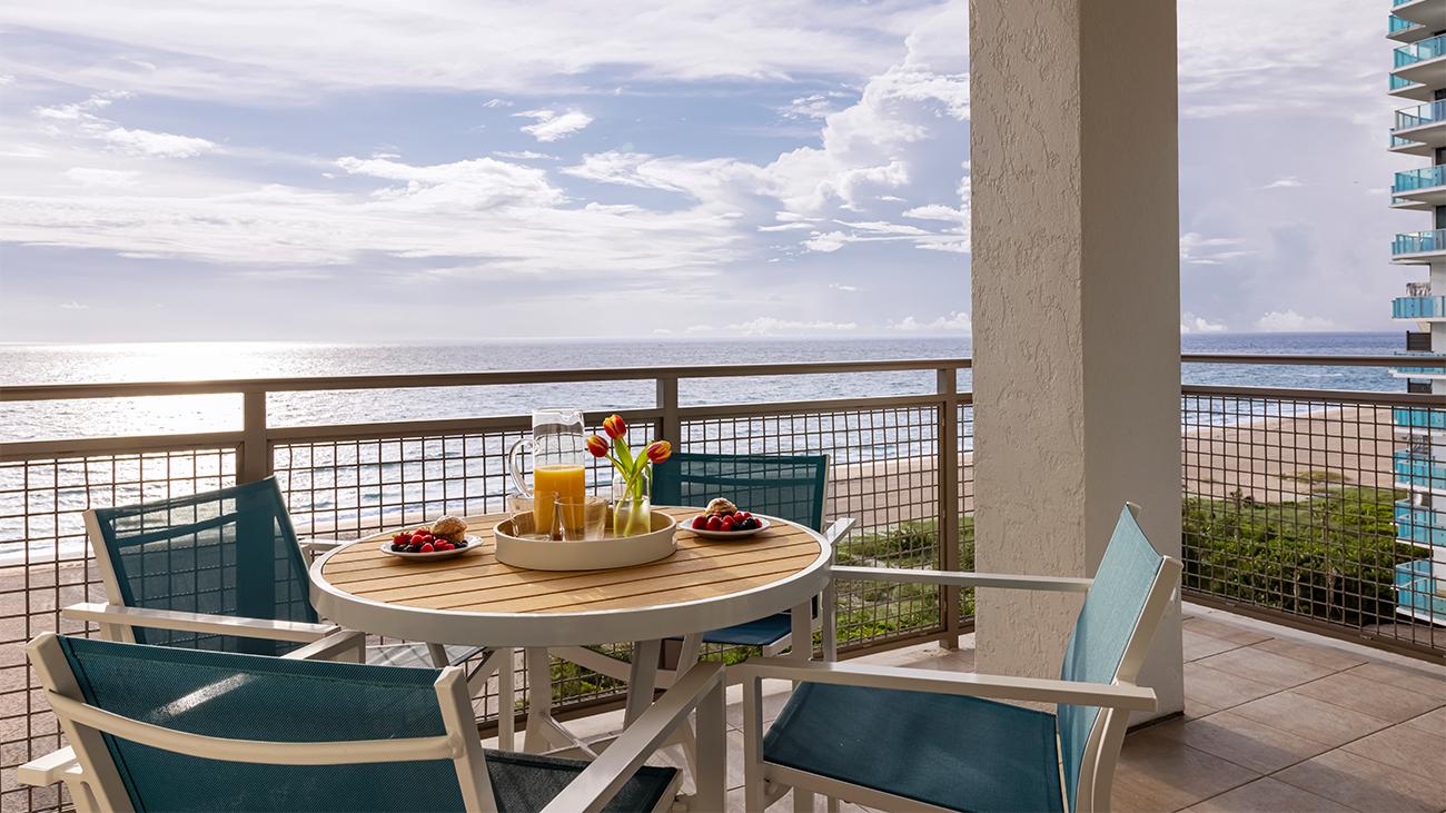Ocean Front Balcony